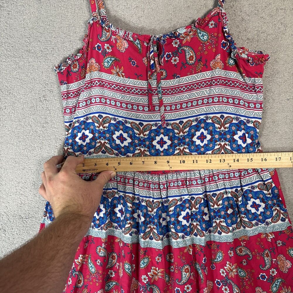 Wrangler Retro Dress Women’s Size S Cottagecore Prairie Southwestern Boho Ranch - Picture 6 of 11